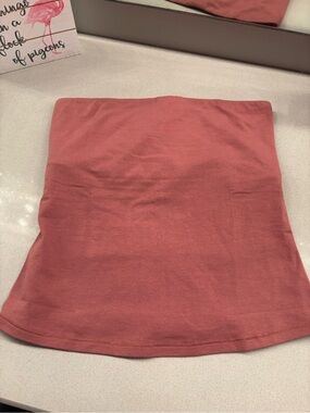 SKIMS RedwoodStrapless Tube Top Cotton Jersey
